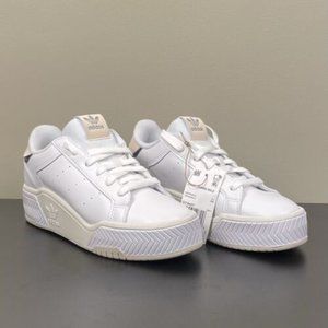 NEW Adidas Originals Court Tourino Bold White Ivory Women 7.5 Platform GY4427